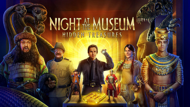 Night museum poster serial art free wallpaper for desktop - medium preview image