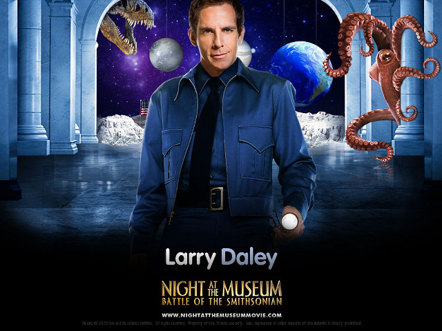 Man blue jacket doorway octopus free wallpaper for desktop - medium preview image