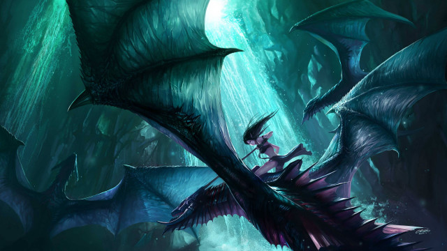 Dragon long tail long tail free wallpaper for desktop - medium preview image