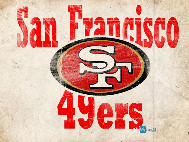 Sf football team logo poster free wallpaper for desktop - medium preview image