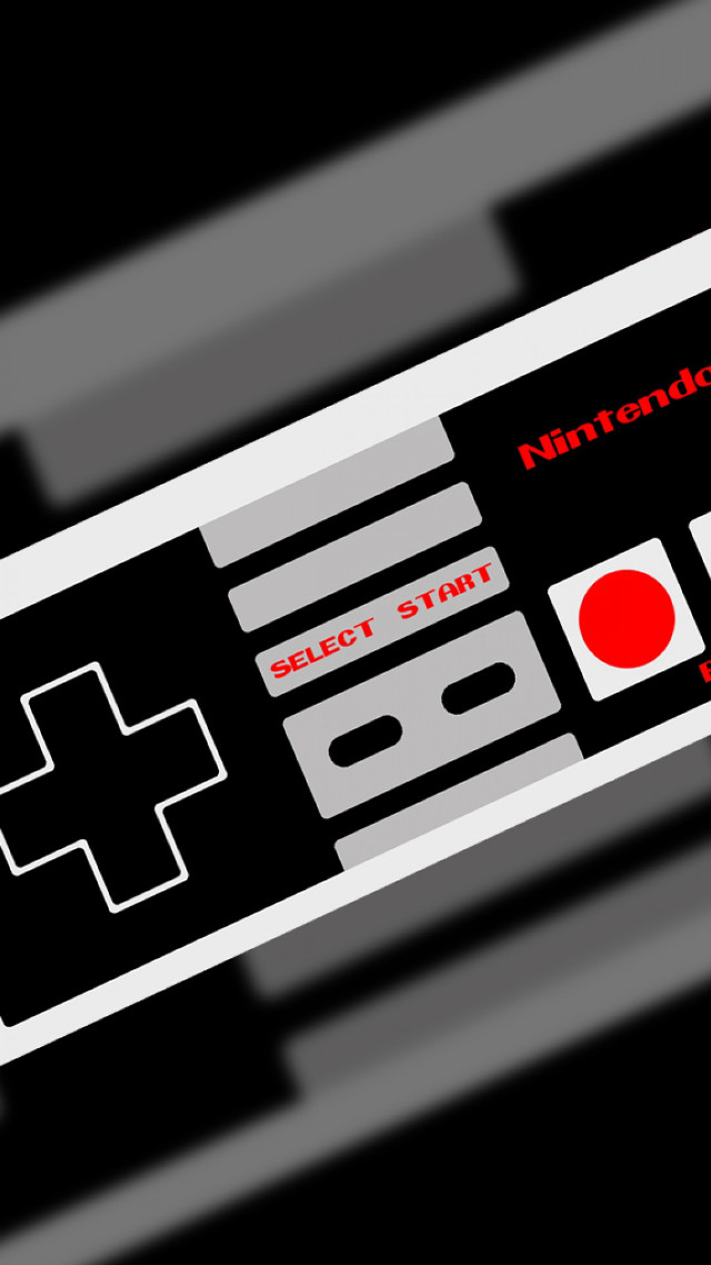 Nintendo controller red button black free wallpaper for mobile - medium preview image