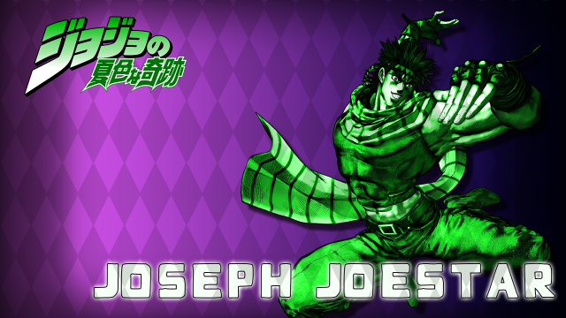 Man green knife purple background free wallpaper for desktop - medium preview image