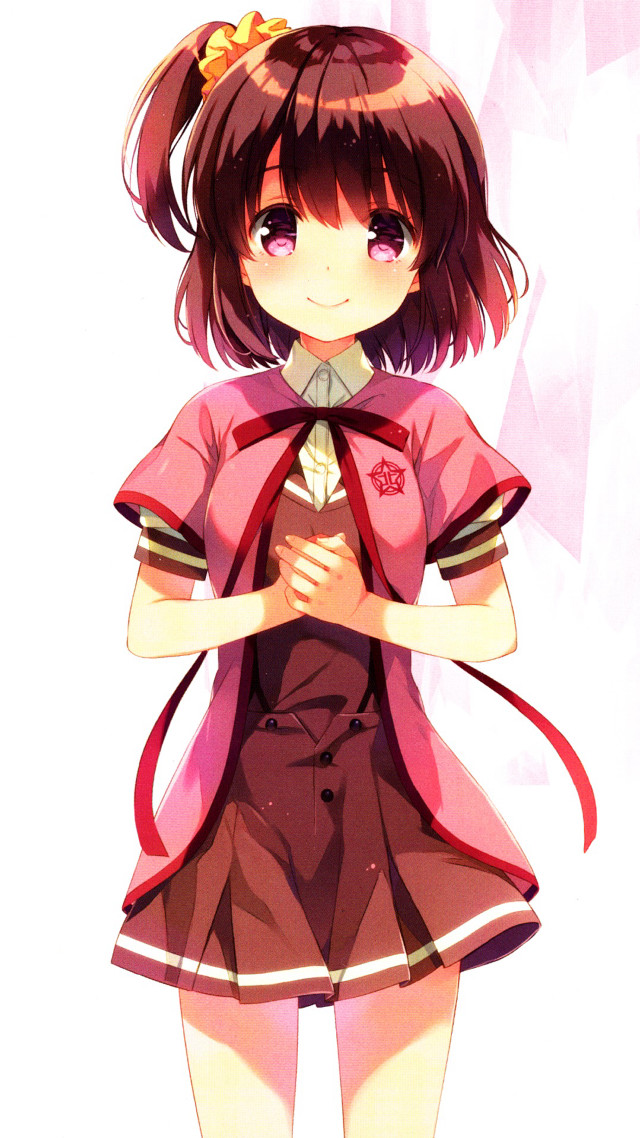 Girl short dress bow hair #2 free wallpaper for mobile - medium preview image