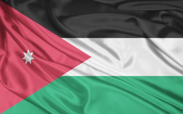 Jordan flag star green center free wallpaper for desktop - medium preview image