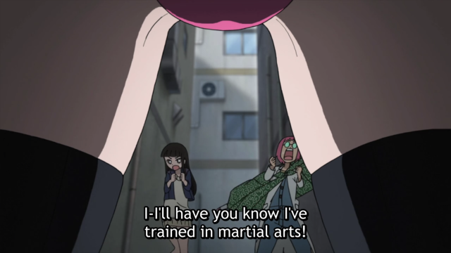 Cartoon woman man pink objects free wallpaper for desktop - medium preview image