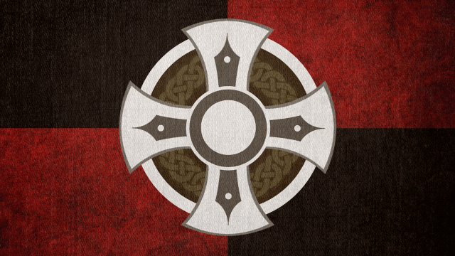 Cross pattern red black background free wallpaper for desktop - medium preview image