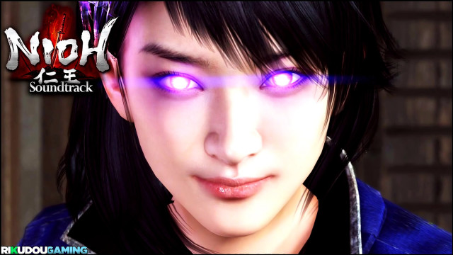 Purple eyes black hair blue free wallpaper for desktop - medium preview image