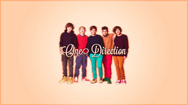 Young men group beige background free wallpaper for desktop - medium preview image