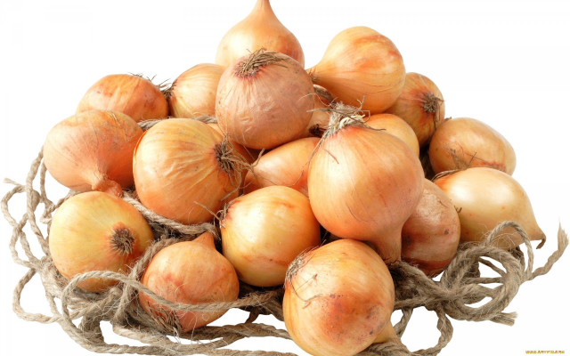 Onions pile rope basket white free wallpaper for desktop - medium preview image