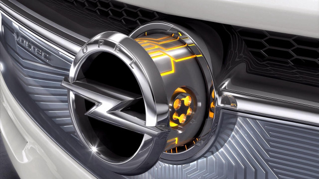 Car front grille yellow light free wallpaper for desktop - medium preview image