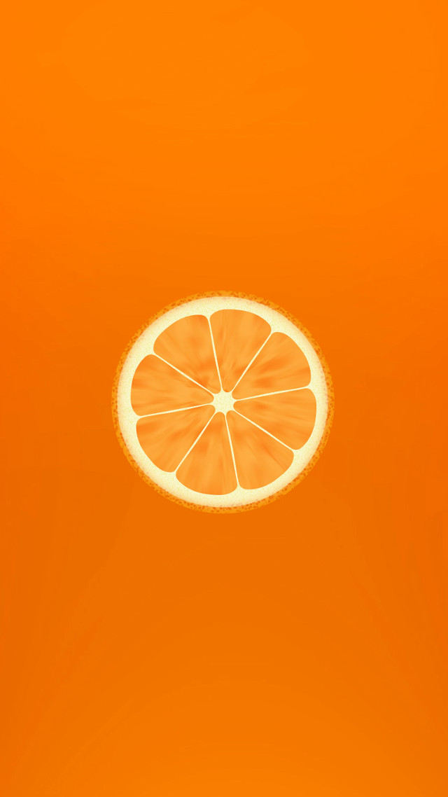 Slice of orange in the free wallpaper for mobile - medium preview image