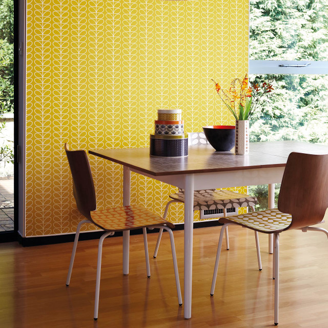Dining room table chairs yellow free wallpaper for tablet - medium preview image