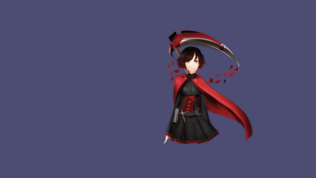 Woman red cape sword hand free wallpaper for desktop - medium preview image