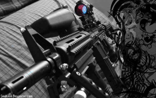 Gun redlight bed gunholder overwatch free wallpaper for desktop - medium preview image