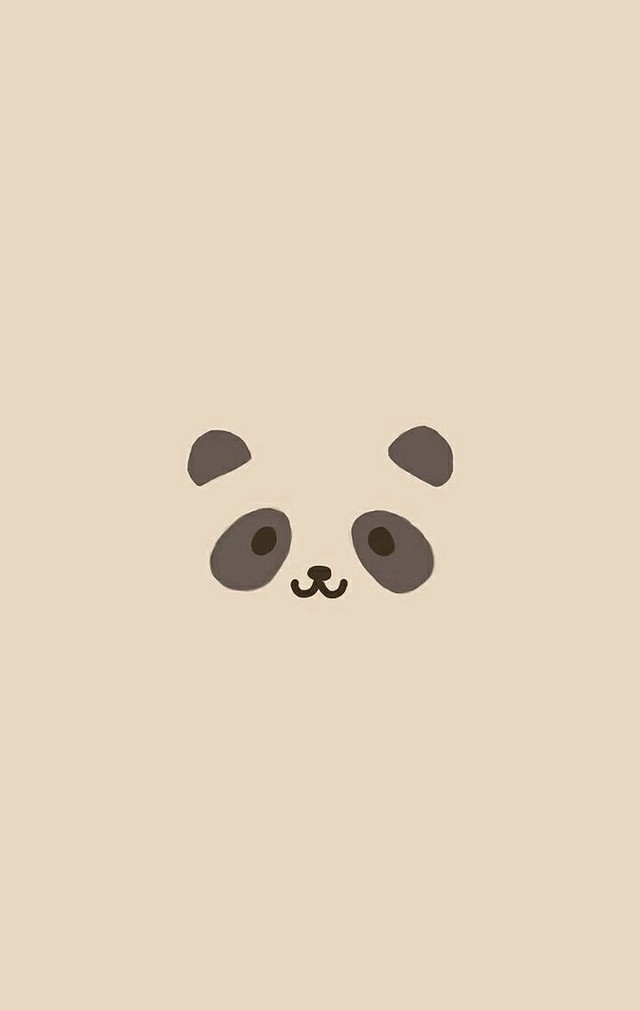 Panda face with mustache image free wallpaper for mobile - medium preview image