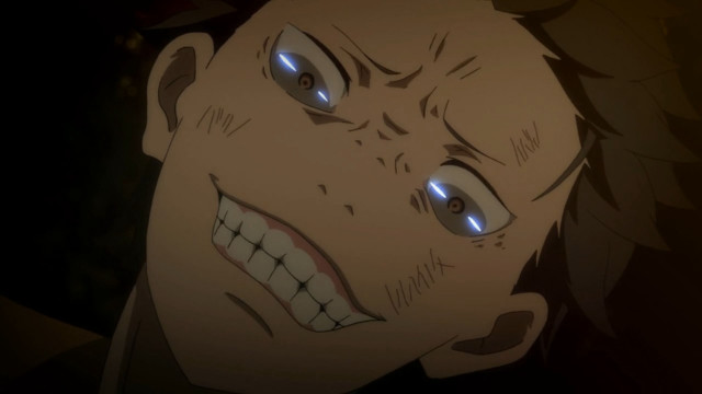 Creepy man blue eyes dark free wallpaper for desktop - medium preview image