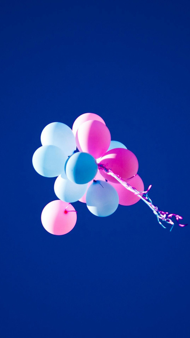 Balloons floating in the air free wallpaper for mobile - medium preview image
