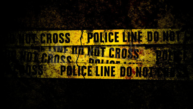 Yellow black police line dont free wallpaper for desktop - medium preview image
