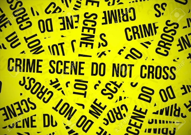 Yellow background crime scene do free wallpaper for desktop - medium preview image