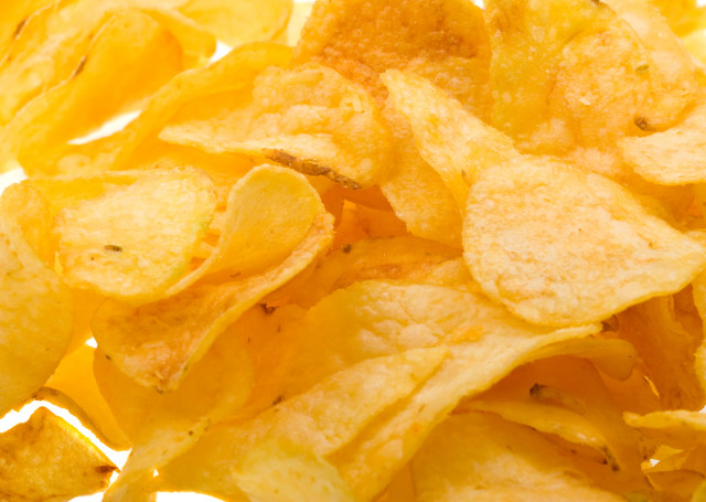 Potato chips table plate food #2 free wallpaper for desktop - medium preview image