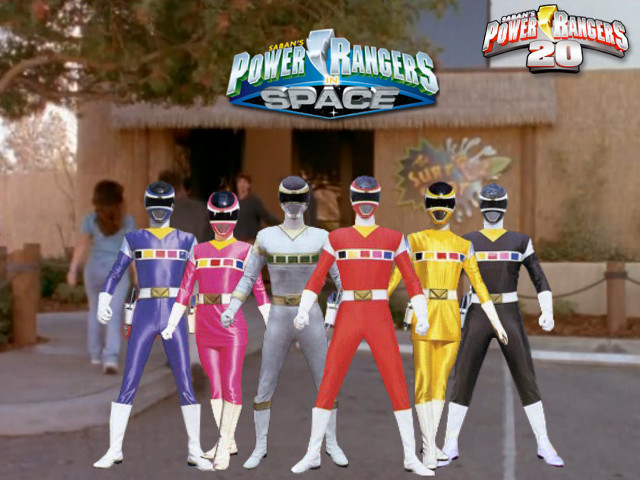 Costumes group building power rangers free wallpaper for desktop - medium preview image