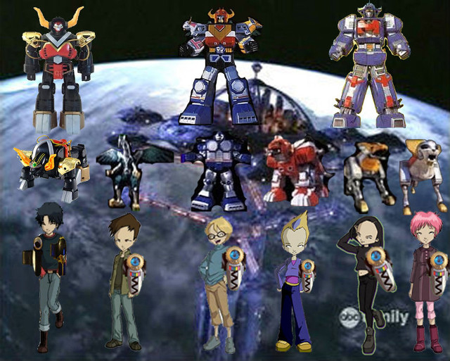 Cartoon characters planet robot suit free wallpaper for desktop - medium preview image