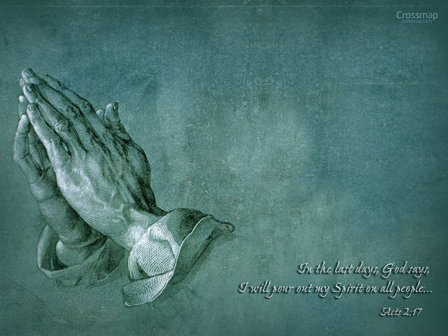 Praying hands bible verse drawing free wallpaper for desktop - medium preview image