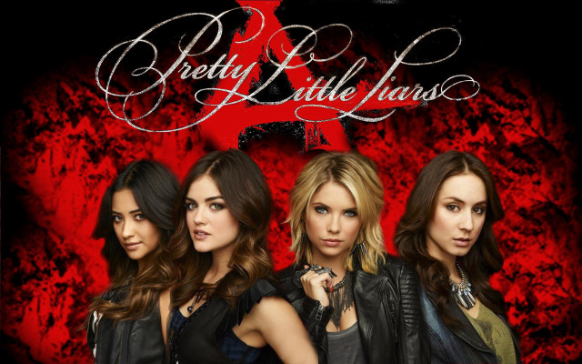 Pretty little liars poster red free wallpaper for desktop - medium preview image