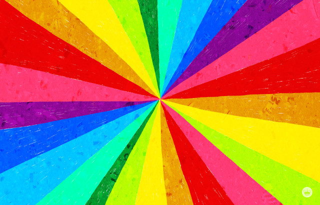 Multicolored umbrella white background black free wallpaper for desktop - medium preview image