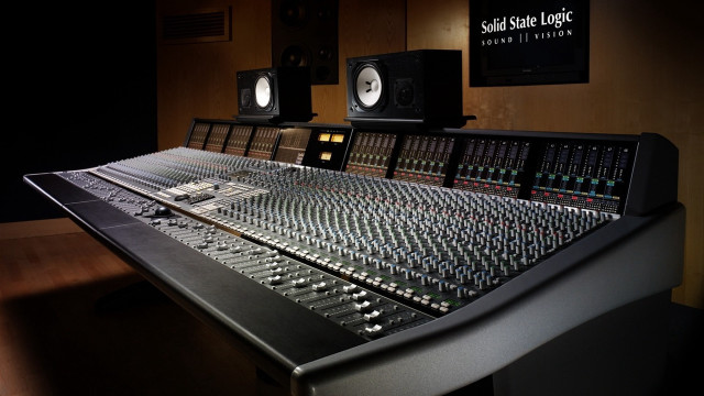 Soundboard mixing studio soundequipment wall free wallpaper for desktop - medium preview image