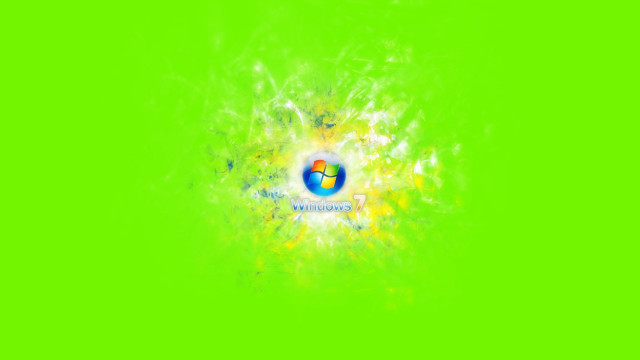 Bright yellow green background microsoft free wallpaper for desktop - medium preview image