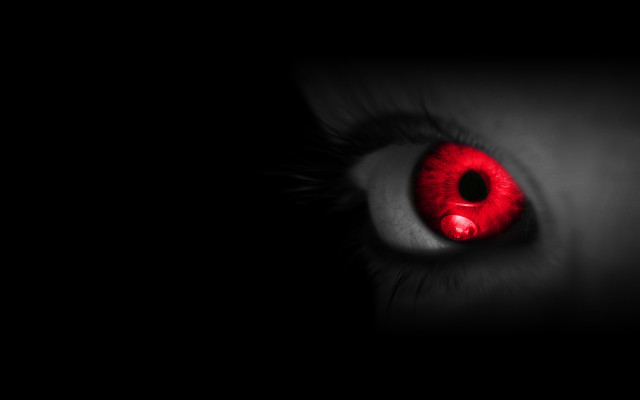 Red eye center dark gothic free wallpaper for desktop - medium preview image