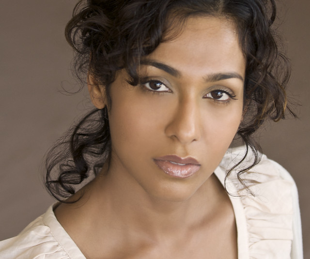 Woman brown background messy updo free wallpaper for desktop - medium preview image