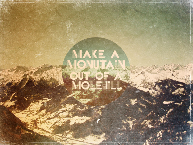 Mountain sign make mountain out free wallpaper for desktop - medium preview image