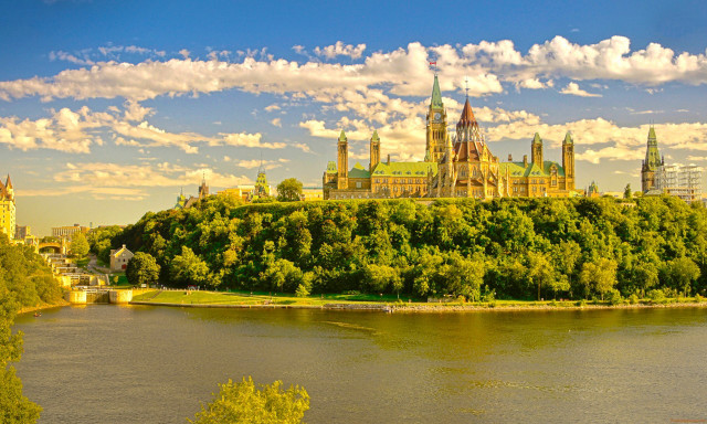 Castle hill river city clock #2 free wallpaper for desktop - medium preview image