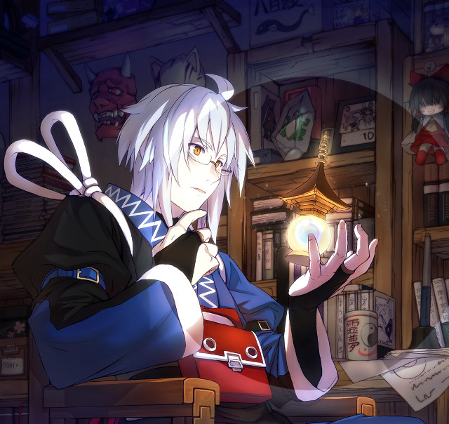 Person sitting chair holding light free wallpaper for tablet - medium preview image