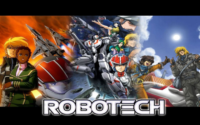 Group people robotech logo character free wallpaper for desktop - medium preview image