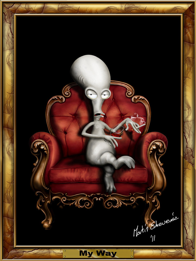 Cartoon character red chair white free wallpaper for mobile - medium preview image