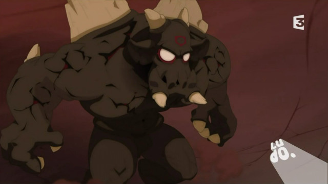 Cartoon demon character big eyes free wallpaper for desktop - medium preview image