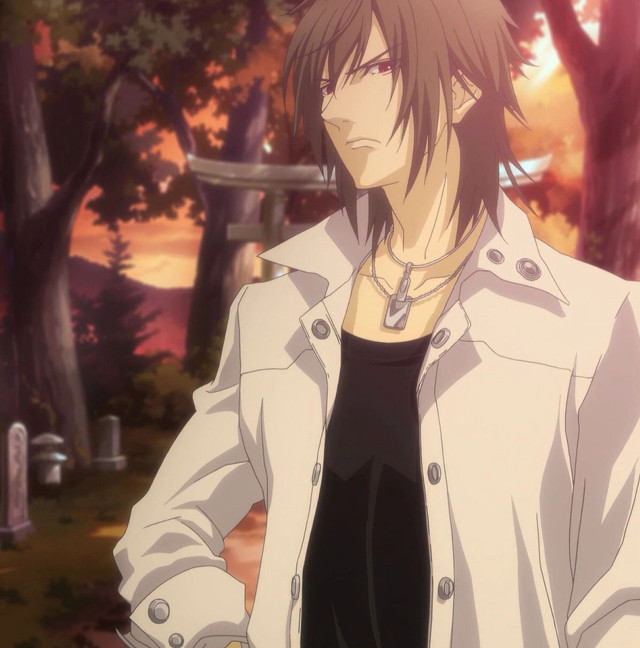 Man white jacket forest trees free wallpaper for tablet - medium preview image