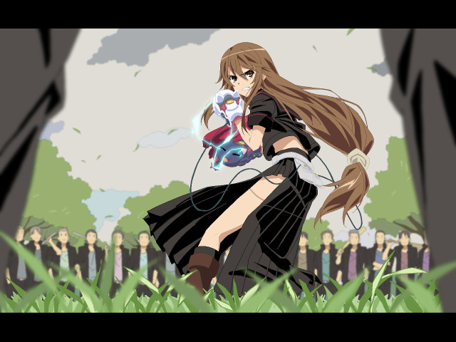 Woman long hair stuffed animal free wallpaper for desktop - medium preview image