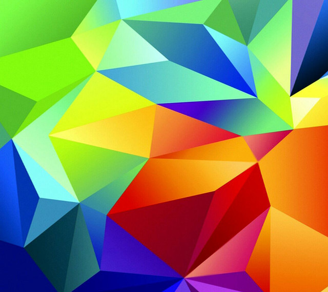 Colorful abstract background triangle design free wallpaper for tablet - medium preview image