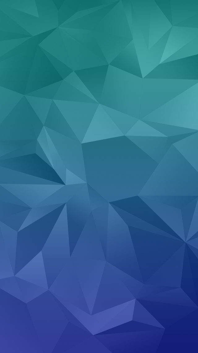 Blue green abstract low poly #2 free wallpaper for mobile - medium preview image