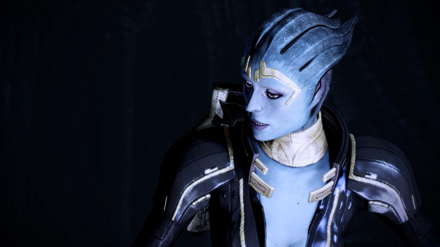 Eve ryder blue armor portrait free wallpaper for desktop - medium preview image