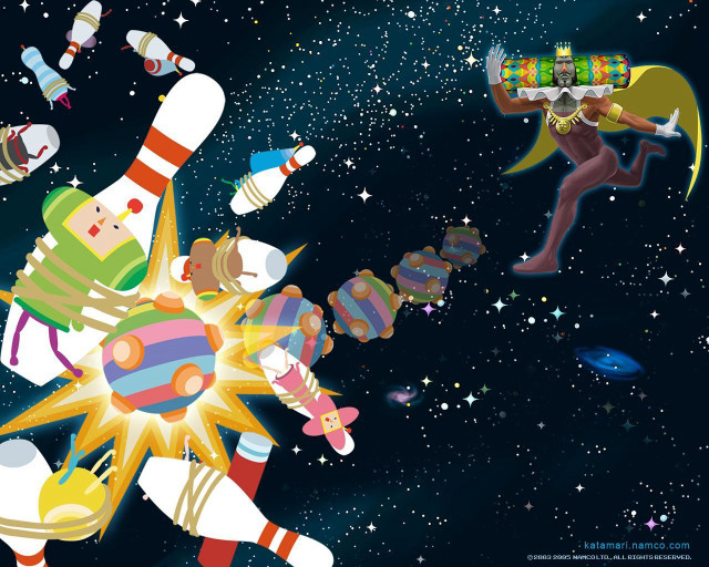 Spaceman rocket cartoon characters background free wallpaper for desktop - medium preview image