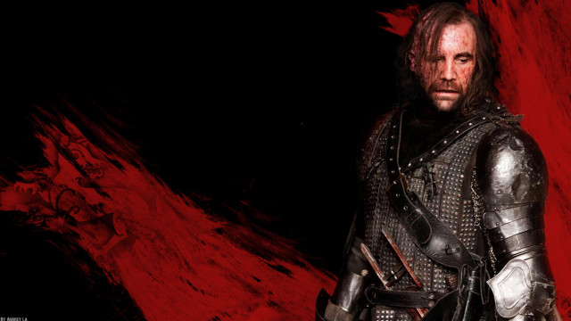 Man armor red background sword free wallpaper for desktop - medium preview image