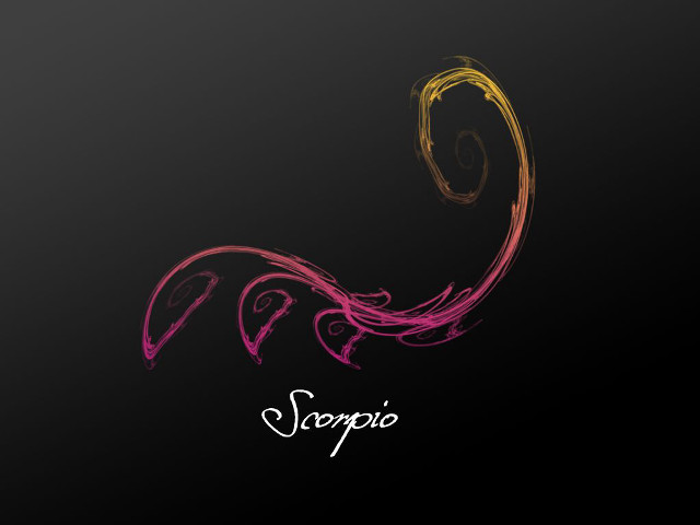 Black background pink yellow swirl free wallpaper for desktop - medium preview image