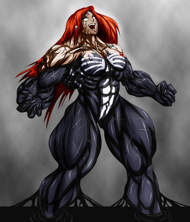 Female monster red hair skeleton free wallpaper for tablet - medium preview image