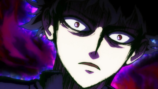 Man bigeyes blackjacket redeyes purplebg free wallpaper for desktop - medium preview image