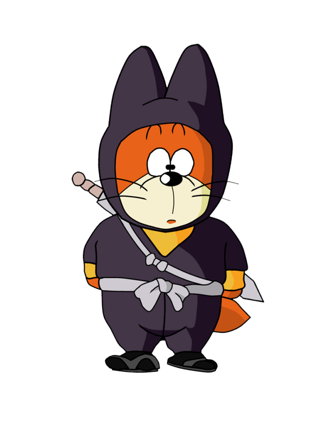 Cartoon character sword black background #2 free wallpaper for mobile - medium preview image